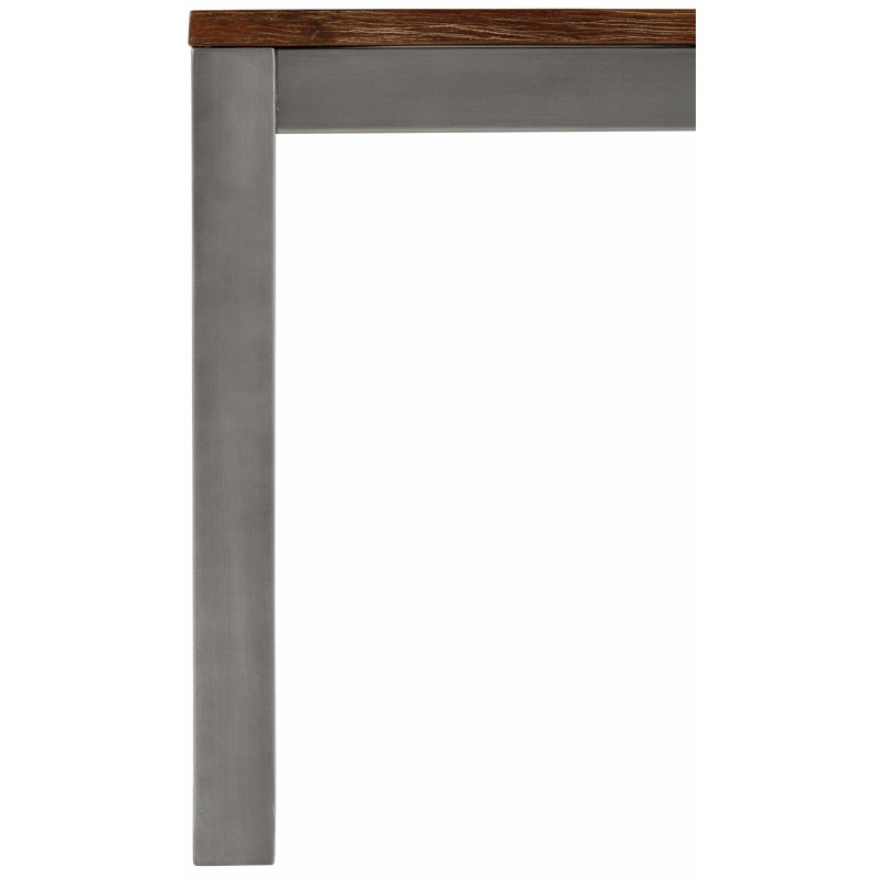 London Dining Table Solid Wood Top, 75cm H x 200cm L x 90cm W 