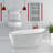 63'' x 29.5'' Freestanding Soaking Acrylic Bathtub-95288322