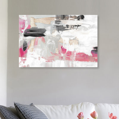 " Abstract Neon Rose Dream " by Oliver Gal