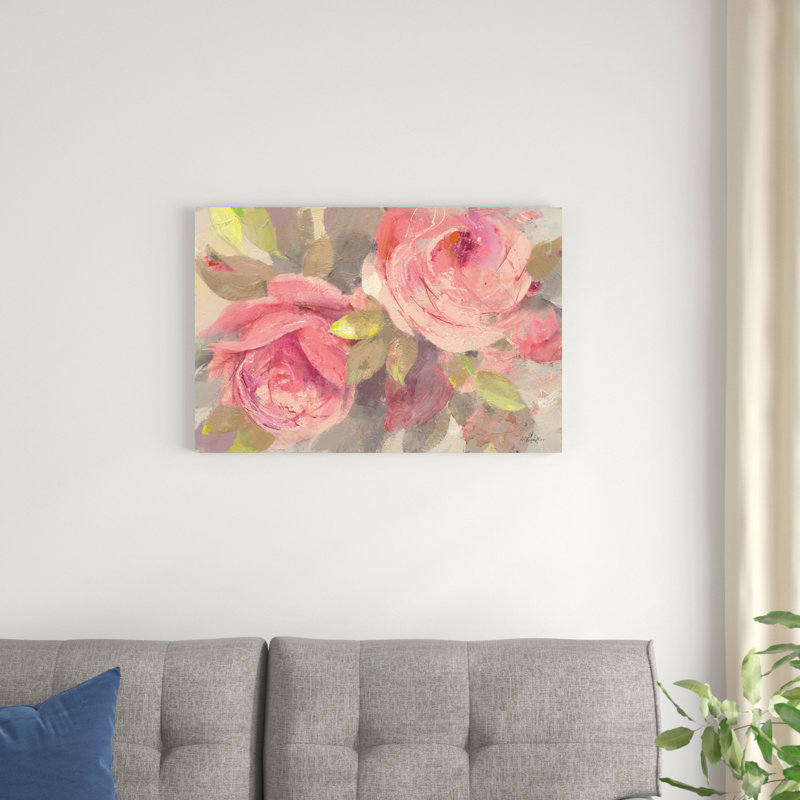 June Roses II, H 20 po x l 30 po