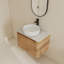 Ensemble de meuble-lavabo simple mural 30 po avec lavabo en céramique-1236593836
