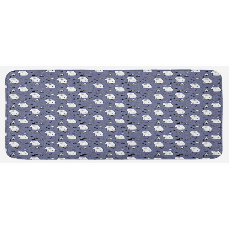 Tapis de cuisine ours polaire