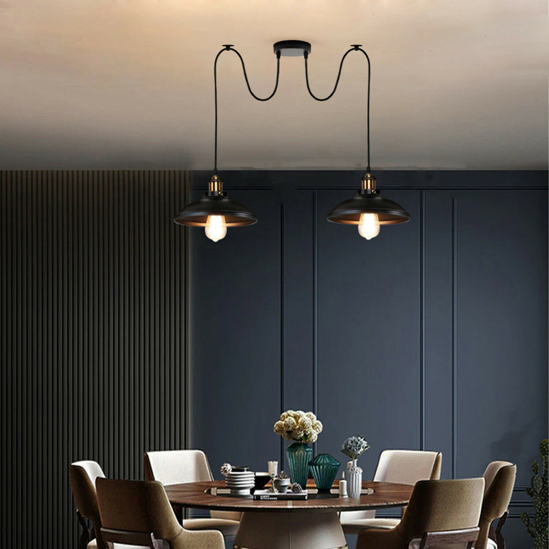 Ernst 2 - Light Black Cluster Pendant