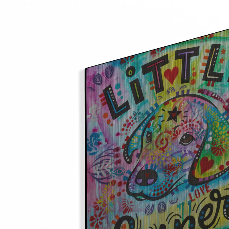Red Barrel Studio® «Little Super Star» par Dean Russo, art mural en métal, H 24 po x l 16 po