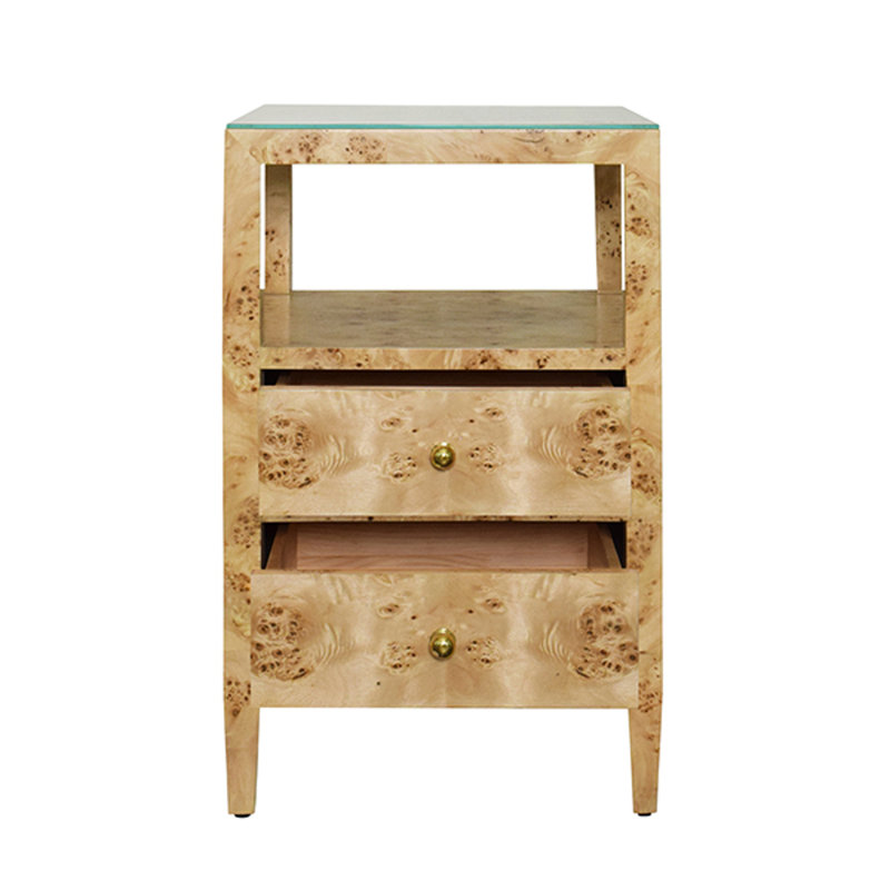 Roscoe Glass End Table