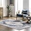 Tapis décoratif lavable en machine pour salon Eckles Medallion-1331952641
