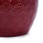 Ensemble de pots de fleurs en céramique faits à la main de 3, 15/12/10 pouces de diamètre, rouge foncé avec motif floral en relief, pour orchidées d'intérieur / extérieur sur le rebord de la fenêtre et de la bibliothèque, argile respirante-265846112