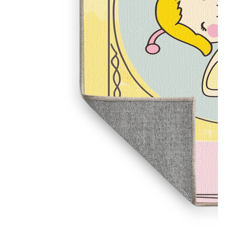 Tapis fantaisie Zoomie pour enfants Zoomie, Rectangulaire 2 pi x 3 pi