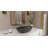 Badeloft 25.5" x 13.7" Stone Resin Vessel Bathroom Sink WB-04-MBLK in Matte Black-138194082