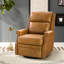 Fauteuil inclinable manuel en cuir véritable de 29,6 po Manning-506129074