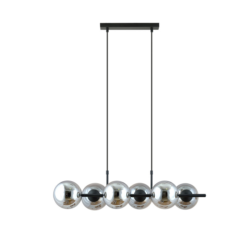 Adori 6 - Light Steel Kitchen Island Pendant, Graphite