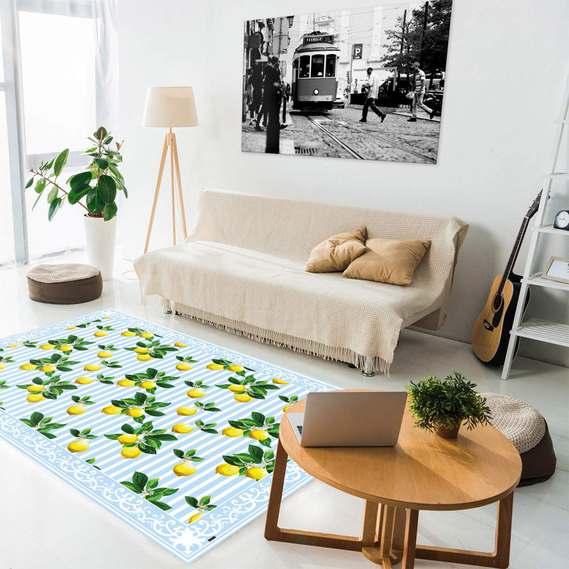 LosPalmos Floral Indoor Doormat, 136 x 203 cm