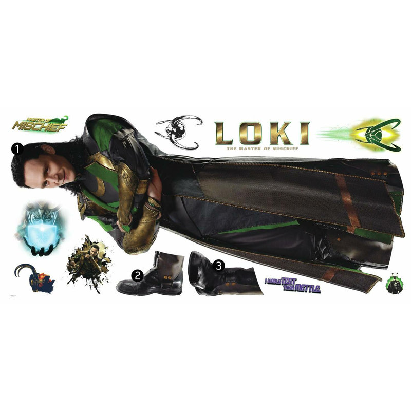 Adhésif décoratif géant Loki