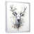 White Floater Framed