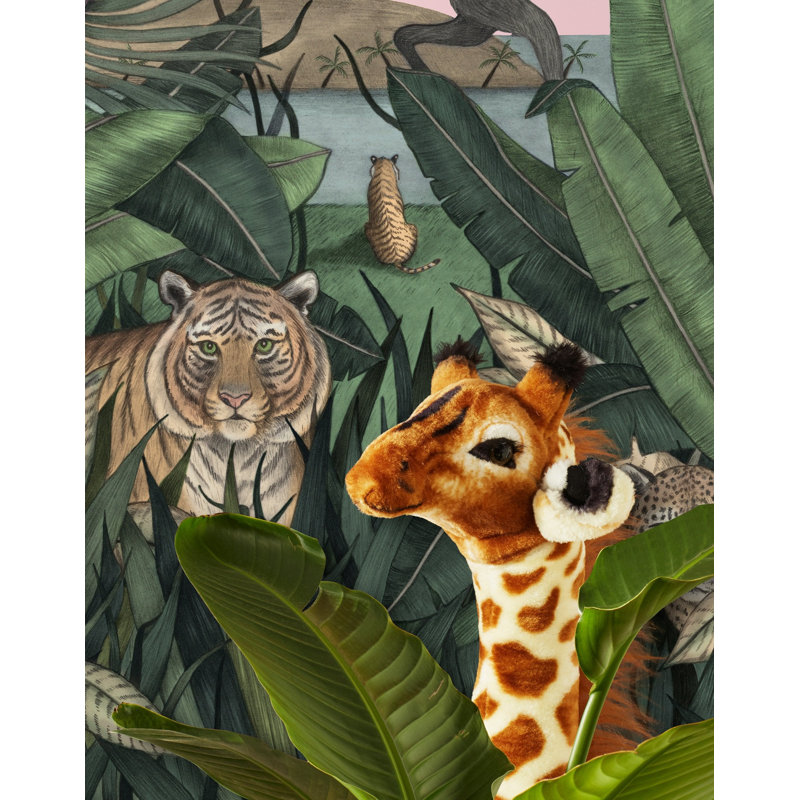 Peinture murale Bengal Sunrise | Lever de soleil / pré-collé / murale - 96 po x 142 po