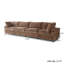 Canapé modulaire rembourré à accoudoirs larges-258382711-258382714-260358680