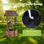 Steib Outdoor Wood Waterfall Fountain