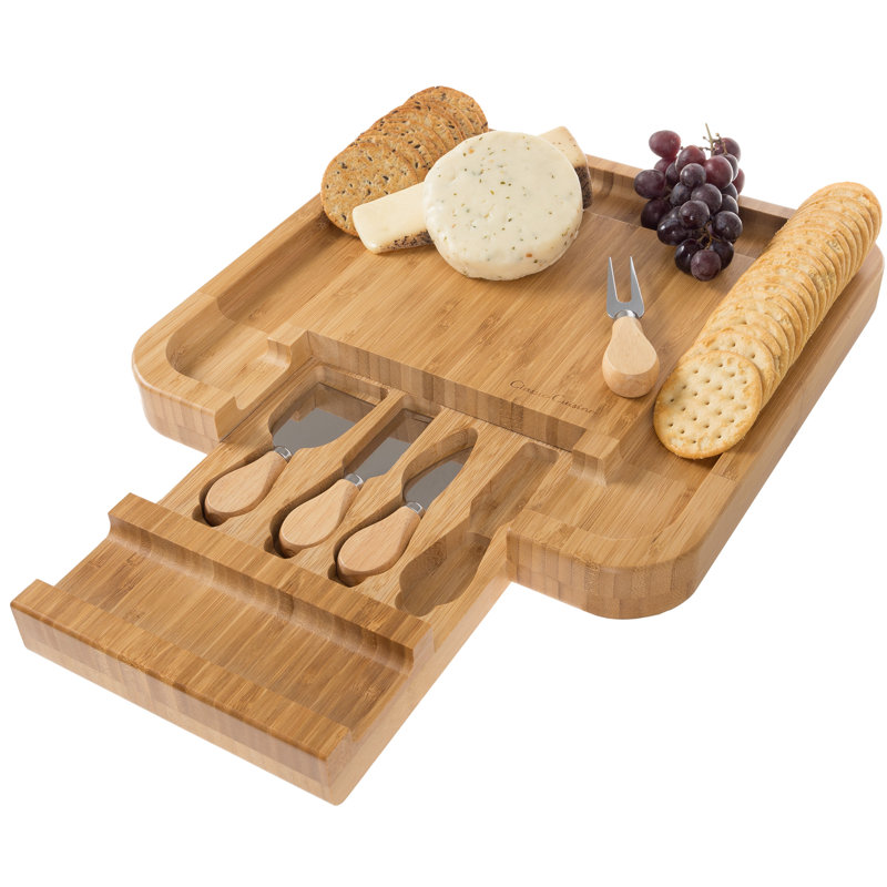 Ensemble de planche à fromage et plateau 5 pièces Vargas