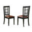 L'ensemble 5 pièces de table et chaises de cuisine comprend une table de salle à manger rectangulaire avec rallonge papillon et 4 chaises de salle à manger en similicuir de 42 po x 84 po, noir-547472790-547472791-547472792