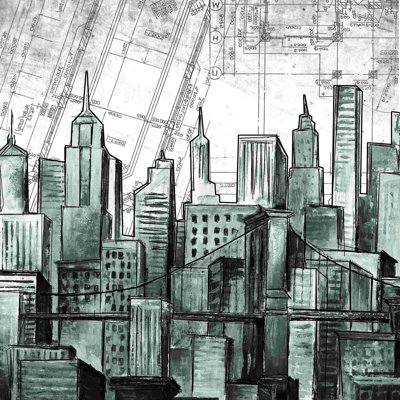 Paysage urbain industriel
