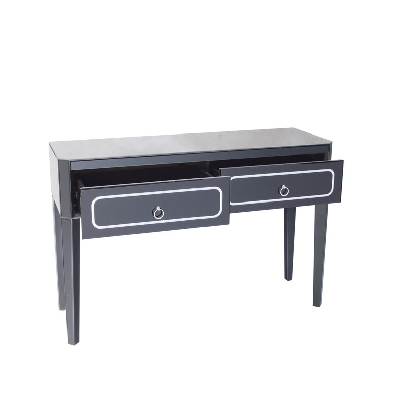 Barber 118cm Glass Top Console Table