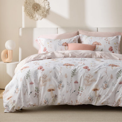Bedsure Duvet Cover- 100% Cotton Duvet Cover Set with Zipper Closure