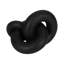 Sculpture moderne en nœuds de résine pour décoration intérieure - Accent géométrique pour décoration de salon ou de table - Noir-1054679575-1054679572
