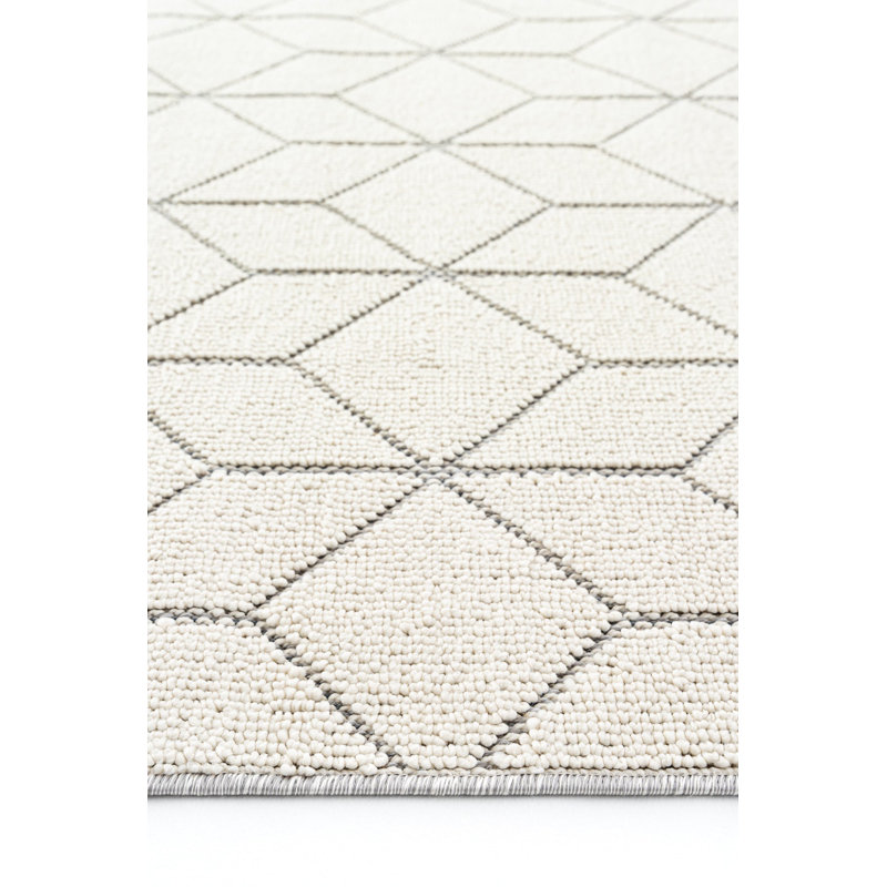 Rechaba Machine Made Indoor / Outdoor Area Rug, Runner 3'3" x 13'1"