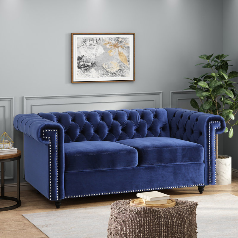 Causeuse Modern, Bleu
