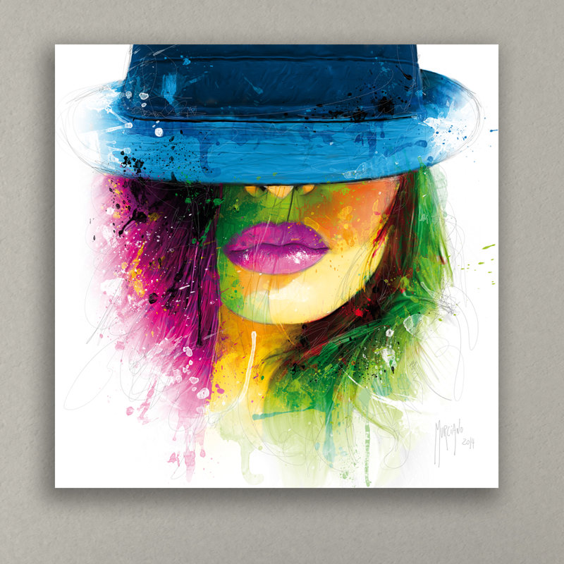 "corail ii" par patrice murciano, impression sur toile tendue, H 36 po x l 36 po x p 1,5 po