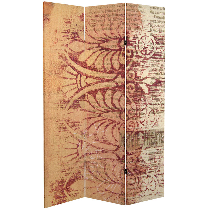 47.25'' 3 - Panel Folding Room Divider, Yesterday