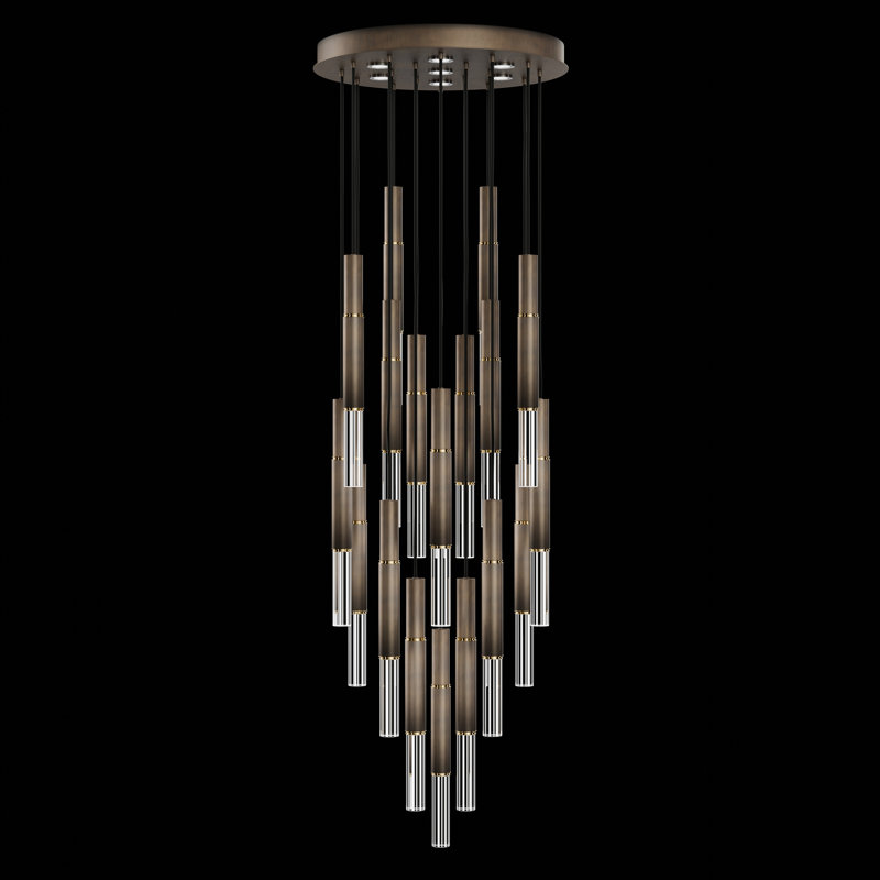 Antonia 25 - Light LED Pendant, Standard Bronze/Brass