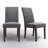 Bontrager Upholstered Nailed Trim Linen Parsons Dining Chairs with Solid Wood Legs-602640148