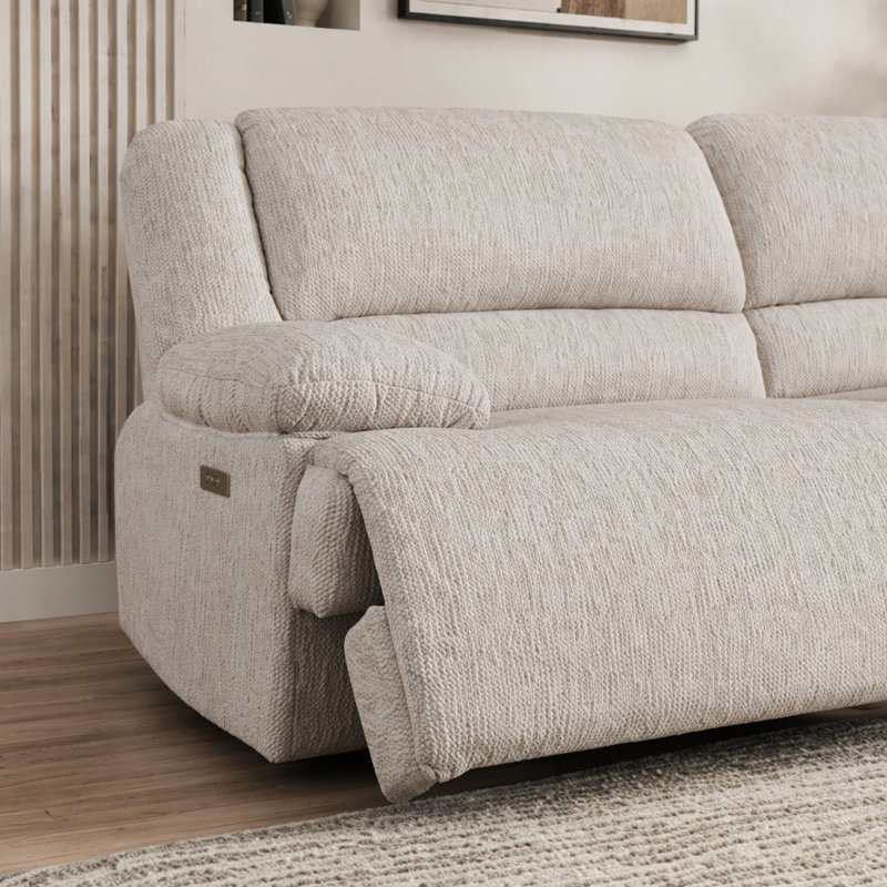 Ensemble de canapé inclinable électrique moderne 2pc Comfort Canapé