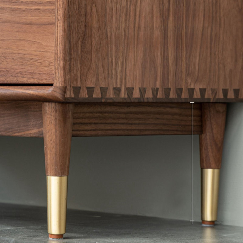 Armoire de rangement simple en bois massif