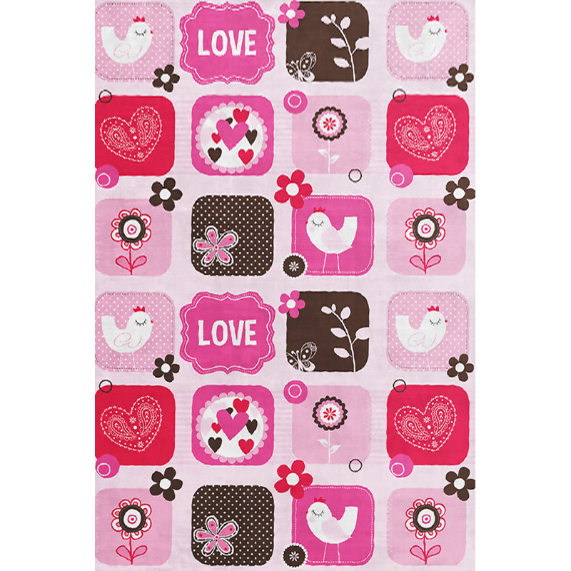 Tapis tissé élégant (4 x 6 pi), 100% polyester, d'une hauteur de poils de 0,4 po | Antibactérien, antidérapant sous la surface | Lavable à la machine, impression numérique 3D | Parfait pour le salon, la chambre à coucher et la décoration intérieure