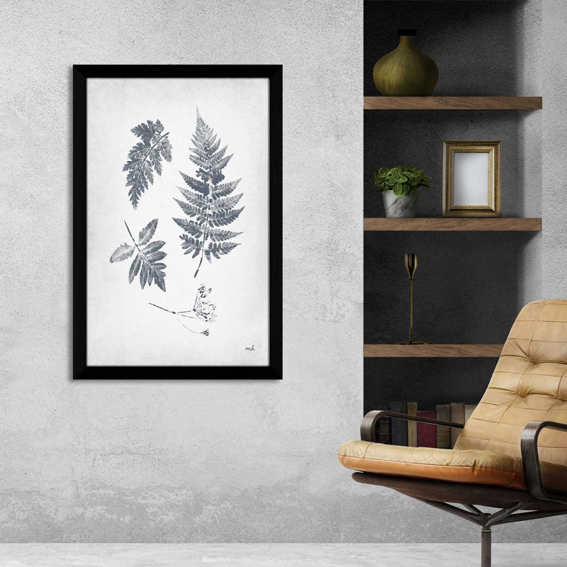 Marche dans les bois II - Peinture, L 27,5 po x H 39,5 po, Cadre noir