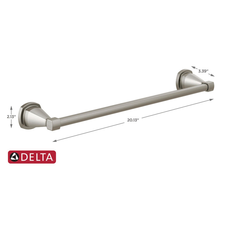 Accessoire de quincaillerie de salle de bain à fixation murale 18 po Stryke, Acier inoxydable