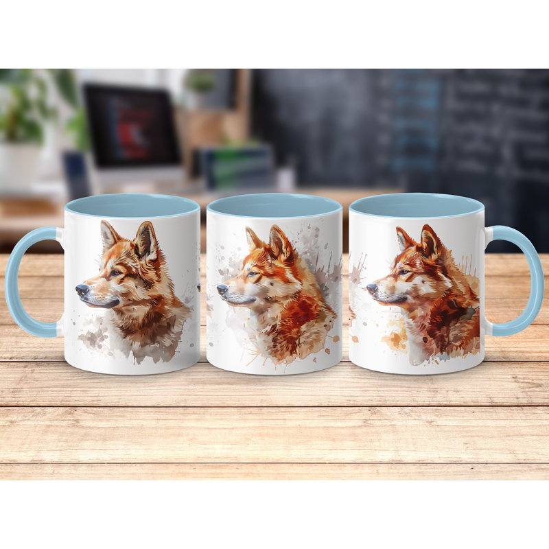 Mug, 3, Light Blue
