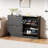 10 Pair Flip Down Shoe Storage-518039211
