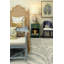 Bed Frame with Arched Headboard, Side Rails, and Footboard in Rattan with Wood Feet-6313011
