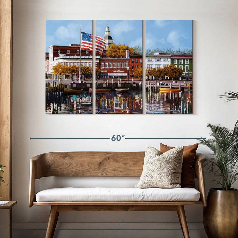 Annapolis, 32" H x 50" W