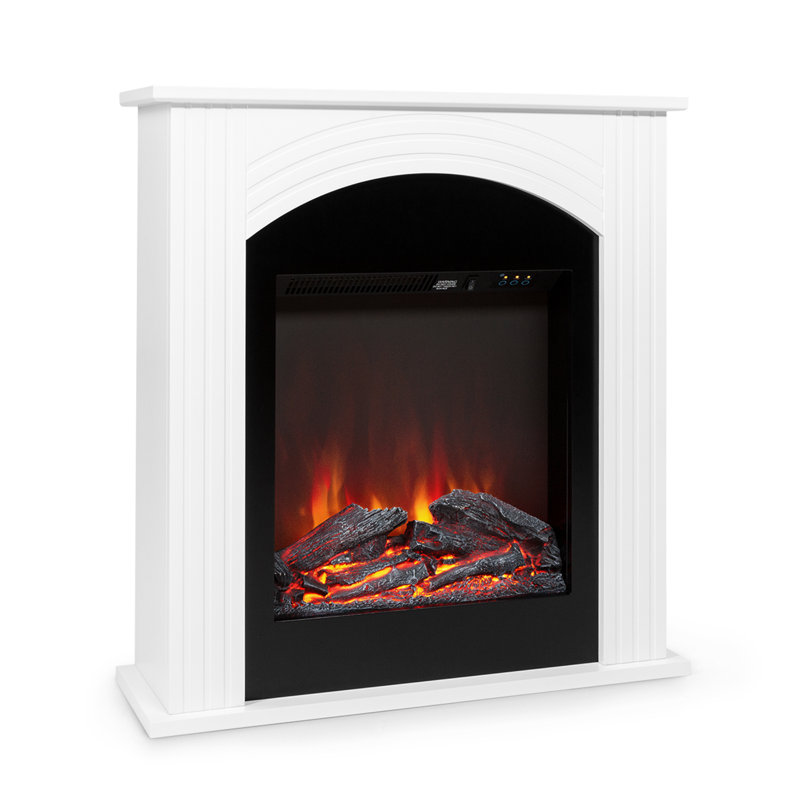 Klarstein 74cm W Electric Fireplace, White
