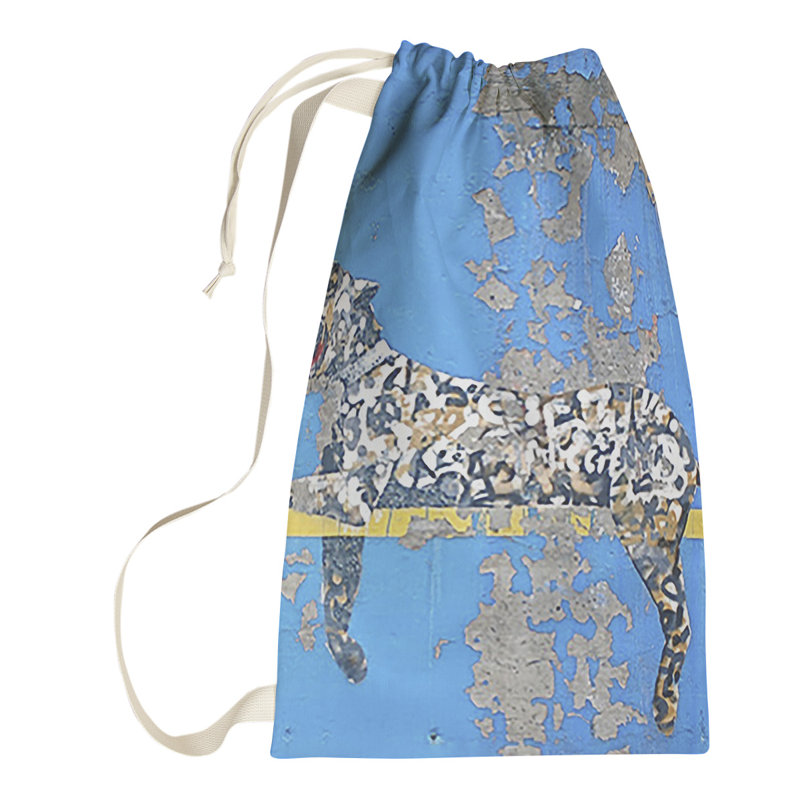Fabric Laundry Bag with Handles, Small (29" H x 18" W x 1" D)