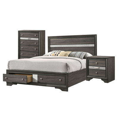 Sana Wood Bedroom Set