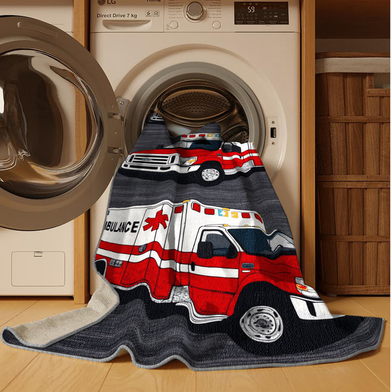 Tapis de transport gris lavable à la machine, Rond 7 pi