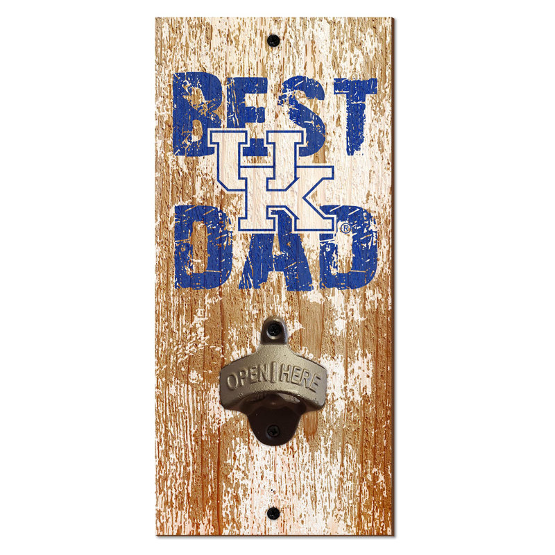 Gold Brass Stainless Steel Bottle Opener, Kentucky