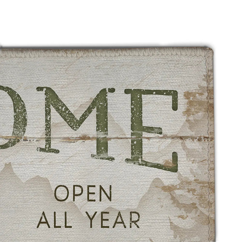 Paillasson Cabin Welcome, L 18 po x L 30 po