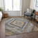 Machine Washable Indoor/Outdoor Xhevrie Khaki Rug