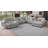Errett Upholstered Fabric Large Reversible Corner Sectional Cloud Couch with Two Ottomans, Storage Console with Cup Holders & Charging Ports-582706356